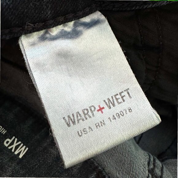 WARP + WEFT Milan MXP High Rise Skinny Stretch Brush Denim Jeans Women's 2 / 26 - Picture 5 of 9